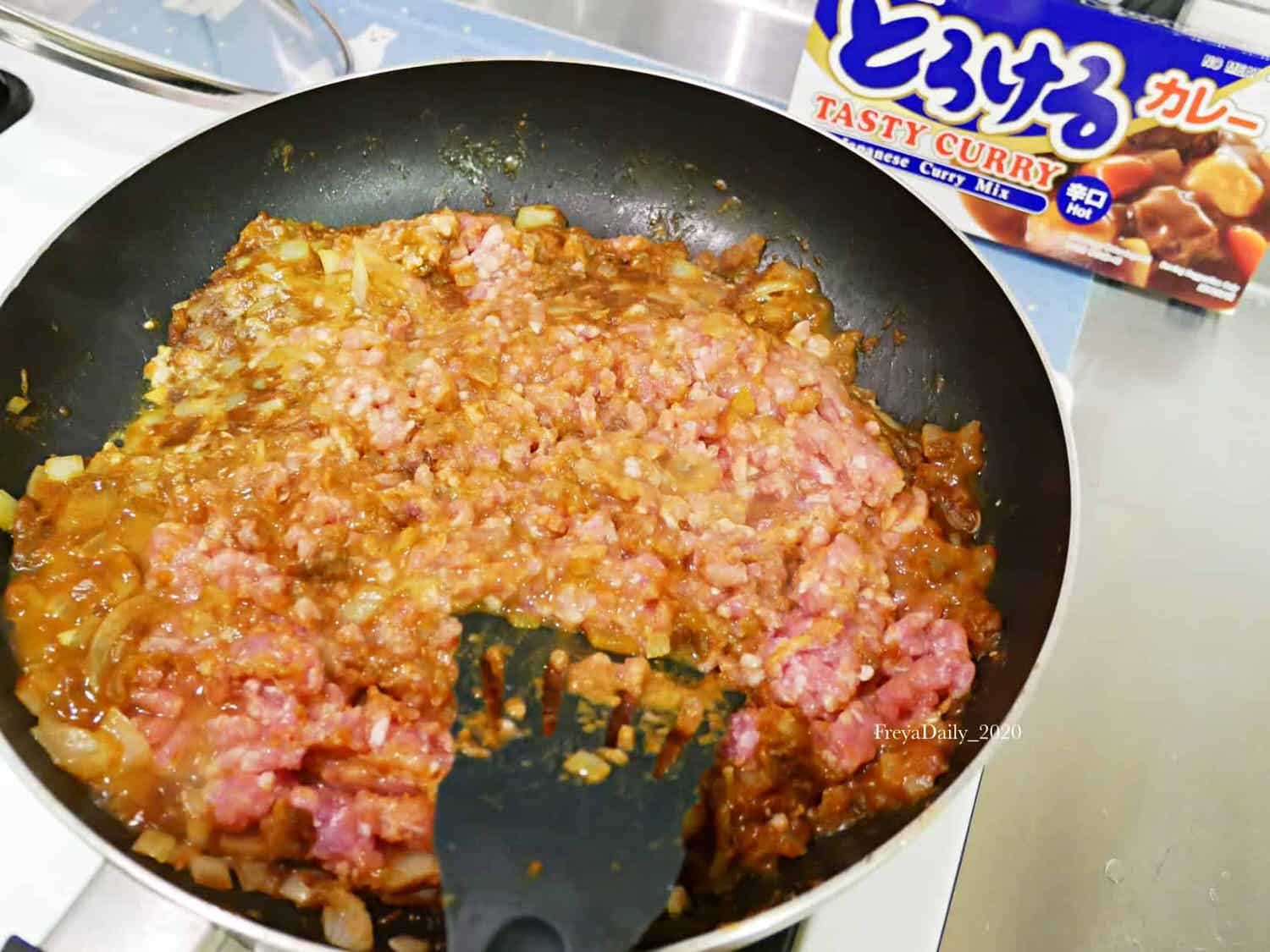 2020, May│萬用咖哩肉醬│廚事做什麼:拌麵拌飯夾麵包 簡單作冰箱常備料理 - 第3張圖