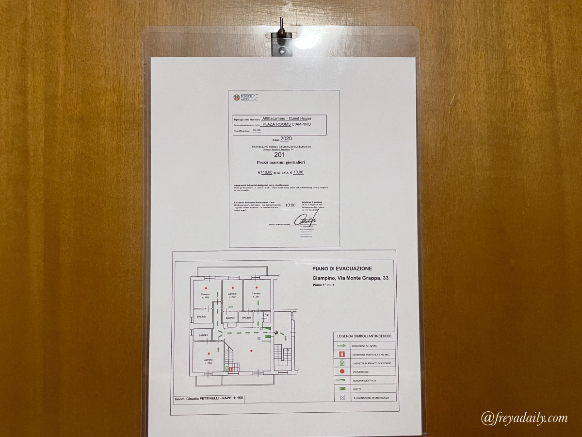 義大利 Plaza Rooms Ciampino │近錢皮諾機場 近錢皮諾車站 到羅馬方便 平價住宿選擇